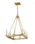 Z-Lite Barclay 8 Light Chandelier in Matte Black Finish Model: 482S-8-20MB