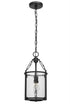 Z-Lite Barrington 1 Light Pendant in Matte Black Finish Model: 346P8-MB