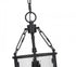 Z-Lite Barrington 1 Light Pendant in Matte Black Finish Model: 346P8-MB