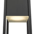 Z-Lite Barwick 1 Light Outdoor Post Mount Fixture in Black Finish Model: 585PHBR-BK-LED