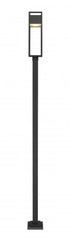 Z-Lite Barwick 1 Light Outdoor Post Mounted Fixture in Black Finish Model: 585PHBS-536P-BK-LED