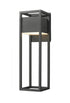 Z-Lite Barwick 1 Light Outdoor Wall Light in Black Finish Model: 585B-BK-LED