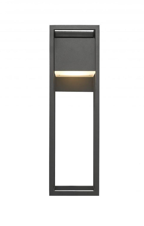 Z-Lite Barwick 1 Light Outdoor Wall Light in Black Finish Model: 585B-BK-LED