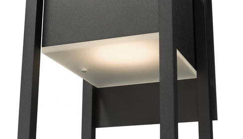 Z-Lite Barwick 1 Light Outdoor Wall Light in Black Finish Model: 585B-BK-LED