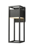 Z-Lite Barwick 1 Light Outdoor Wall Light in Black Finish Model: 585M-BK-LED
