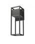Z-Lite Barwick 1 Light Outdoor Wall Light in Black Finish Model: 585M-BK-LED