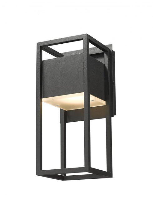 Z-Lite Barwick 1 Light Outdoor Wall Light in Black Finish Model: 585S-BK-LED