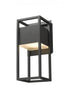 Z-Lite Barwick 1 Light Outdoor Wall Light in Black Finish Model: 585S-BK-LED
