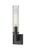 Z-Lite Beau 1 Light Wall Sconce in Bronze Finish Model: 3031-1S-BRZ