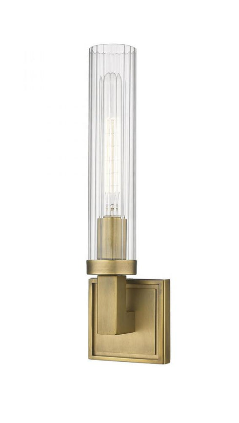 Z-Lite Beau 1 Light Wall Sconce in Bronze Finish Model: 3031-1S-BRZ