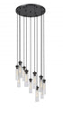 Z-Lite Beau 11 Light Chandelier in Brushed Nickel Finish Model: 740P-11R-BN