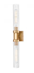 Z-Lite Beau 2 Light Wall Sconce in Brushed Nickel Finish Model: 740-2W-BN
