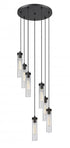 Z-Lite Beau 7 Light Chandelier in Brushed Nickel Finish Model: 740P-7R-BN