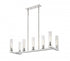 Z-Lite Beau 7 Light Linear Chandelier in Bronze Finish Model: 3031-7L-BRZ