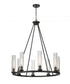 Z-Lite Beau 8 Light Chandelier in Bronze Finish Model: 3031-8BRZ