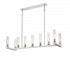 Z-Lite Beau 9 Light Linear Chandelier in Bronze Finish Model: 3031-9L-BRZ