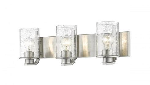 Z-Lite Beckett 3 Light Vanity in Brushed Nickel Finish Model: 492-3V-BN