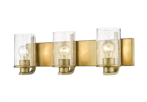 Z-Lite Beckett 3 Light Vanity in Brushed Nickel Finish Model: 492-3V-BN