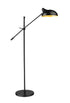 Z-Lite Bellamy 1 Light Floor Lamp in Matte Black Finish Model: 1942FL-MB