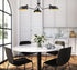 Z-Lite Bellamy 3 Light Chandelier in Matte Black Finish Model: 1942-3MB