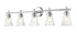 Z-Lite Belle 5 Light Vanity in Brushed Nickel Finish Model: 7519-5V-BN