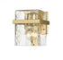 Z-Lite Bennington 1 Light Wall Sconce in Brushed Nickel Finish Model: 1938-1S-BN