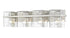 Z-Lite Bennington 4 Light Vanity in Brushed Nickel Finish Model: 1938-4V-BN