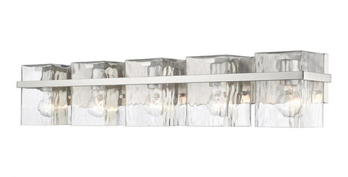 Z-Lite Bennington 5 Light Vanity in Brushed Nickel Finish Model: 1938-5V-BN