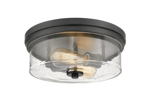 Z-Lite Bohin 2 Light Flush Mount in Brushed Nickel Finish Model: 464F13-BN