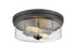 Z-Lite Bohin 2 Light Flush Mount in Brushed Nickel Finish Model: 464F13-BN