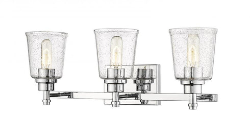 Z-Lite Bohin 3 Light Vanity in Brushed Nickel Finish Model: 464-3V-BN