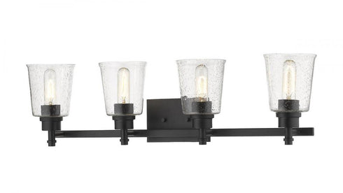 Z-Lite Bohin 4 Light Vanity in Brushed Nickel Finish Model: 464-4V-BN