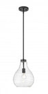 Z-Lite Bon Air 1 Light Pendant in Brushed Nickel Finish Model: 496P10-BN