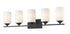 Z-Lite Bordeaux 5 Light Vanity in Brushed Nickel Finish Model: 435-5V-BN