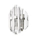 Z-Lite Bova 2 Light Wall Sconce in Polished Nickel Finish Model: 4006S-PN
