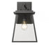 Z-Lite Broughton 1 Light Outdoor Wall Light in Black Finish Model: 521S-BK