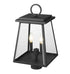 Z-Lite Broughton 2 Light Outdoor Post Mount Fixture in Black Finish Model: 521PHMR-BK