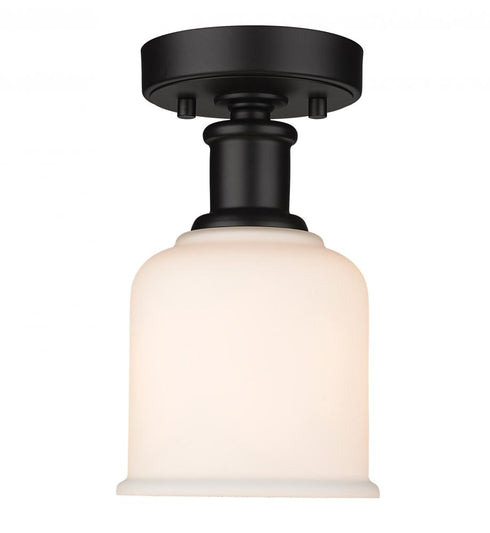 Z-Lite Bryant 1 Light Flush Mount in Heritage Brass Finish Model: 733F1-HBR