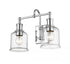 Z-Lite Bryant 2 Light Vanity in Matte Black Finish Model: 733-2V-MB