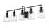 Z-Lite Bryant 5 Light Vanity in Matte Black Finish Model: 733-5V-MB