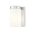 Z-Lite Burk 1 Light Wall Sconce in Brushed Nickel Finish Model: 746-1S-BN