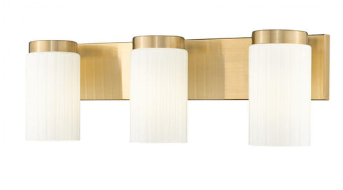 Z-Lite Burk 3 Light Vanity in Brushed Nickel Finish Model: 746-3V-BN