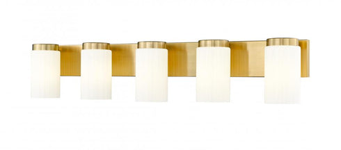 Z-Lite Burk 5 Light Vanity in Brushed Nickel Finish Model: 746-5V-BN