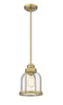 Z-Lite Burren 1 Light Pendant in Brushed Nickel Finish Model: 337MP-BN