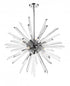 Z-Lite Burst 10 Light Chandelier in Chrome Finish Model: 4003-10CH