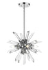 Z-Lite Burst 4 Light Chandelier in Chrome Finish Model: 4003-4CH