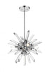 Z-Lite Burst 4 Light Chandelier in Chrome Finish Model: 4003-4CH