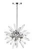Z-Lite Burst 4 Light Chandelier in Chrome Finish Model: 4003-4CH