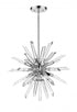 Z-Lite Burst 6 Light Chandelier in Chrome Finish Model: 4003-6CH