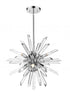 Z-Lite Burst 6 Light Chandelier in Chrome Finish Model: 4003-6CH